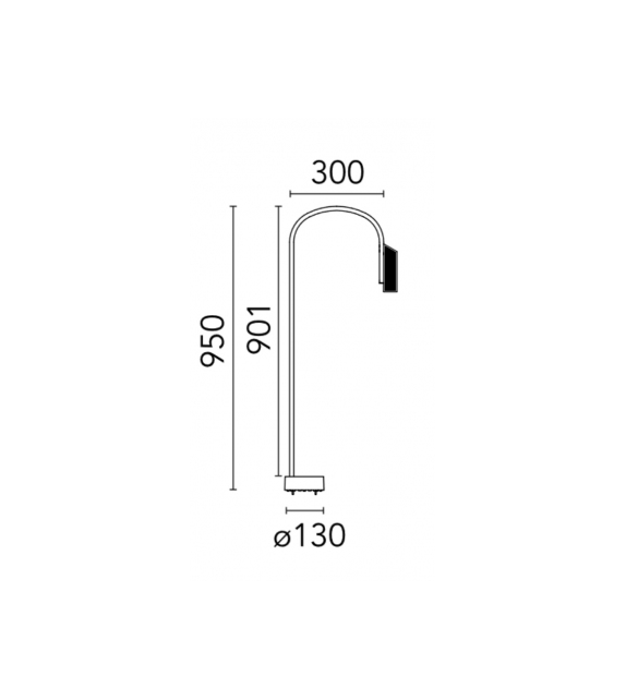 Caule Bollard Nest Flos Floor Lamp