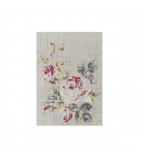 Canevas Flowers Teppich Gan