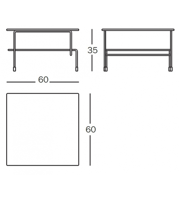 Traffic Magis Mesa Auxiliar Cuadrata