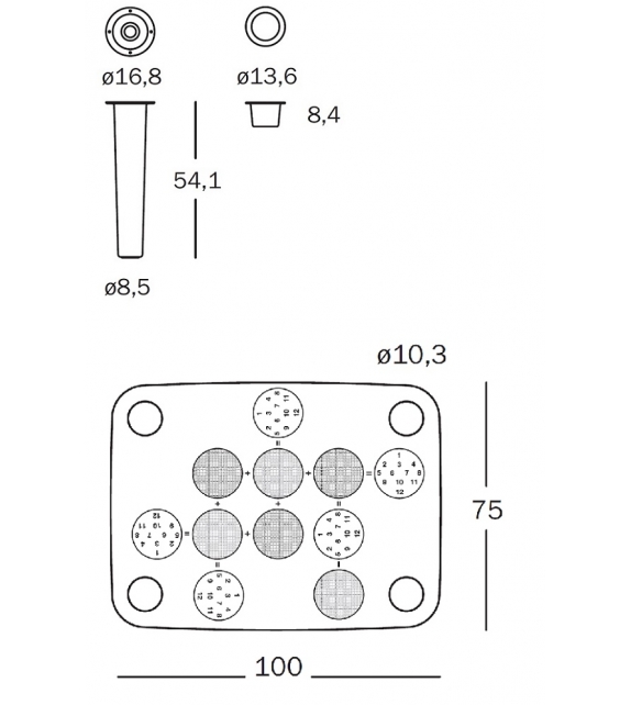 Little Circle Flare Table Magis Me Too
