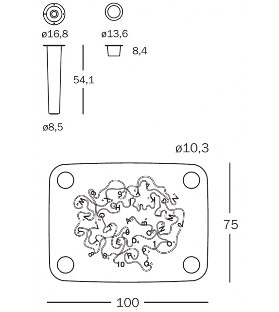 Little Flare Salad Table Magis Me Too