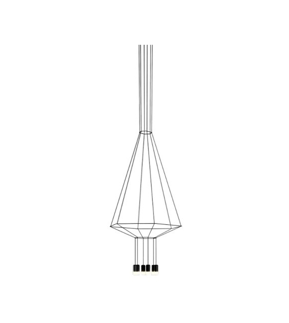 Wireflow 6 LED Vibia Suspension