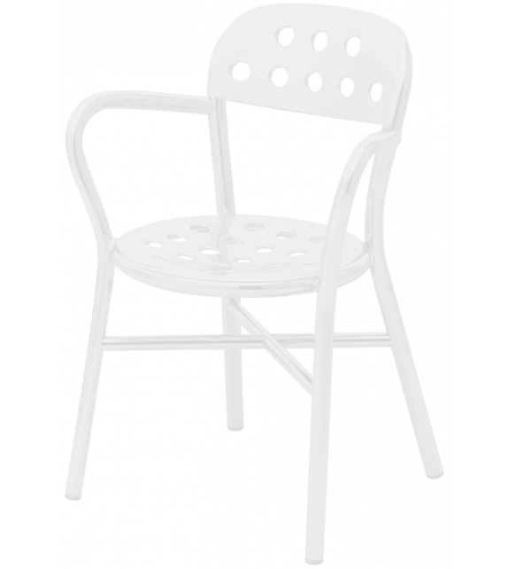 Pipe Aluminum Magis Chaise Avec Accoudoirs