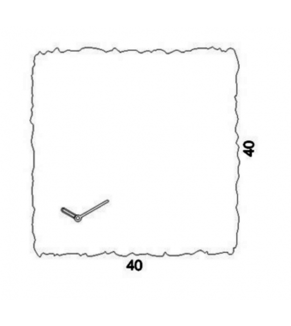 Clock_Circle Quadrat Uhr Progetti