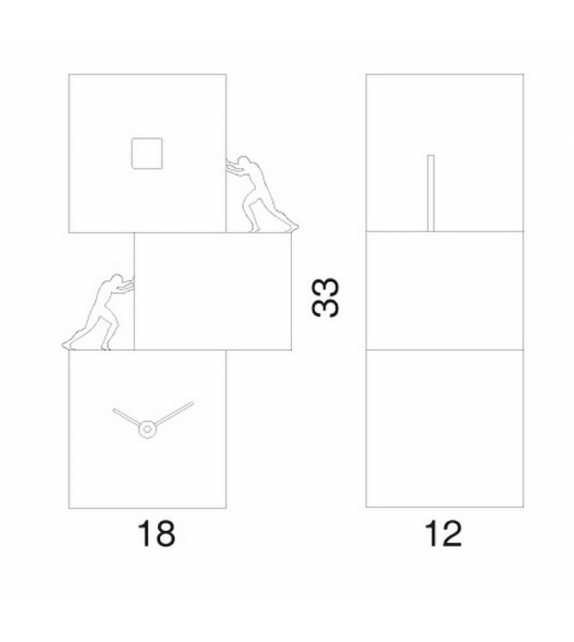 Strong cucù 2 Horloge Progetti