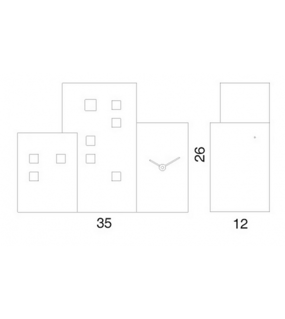 Walls cucù Horloge Progetti