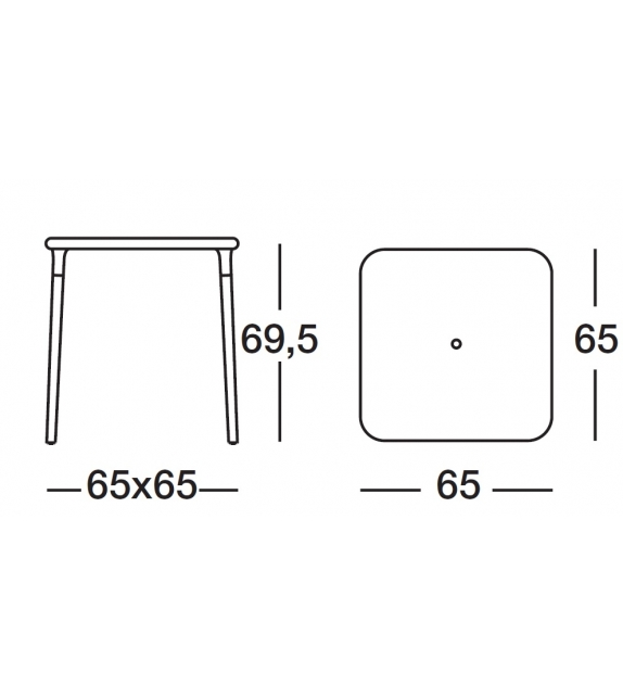 Air-Table Magis Tavolo Quadrato