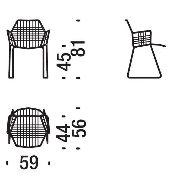 Tropicalia Chair With Armrests Moroso