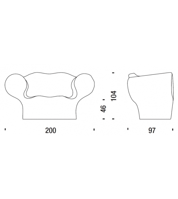 Double Soft Big Easy Sofa Moroso