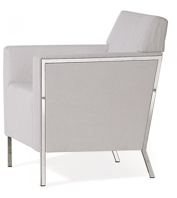 Steel Poltroncina Lounge in Acciaio Moroso