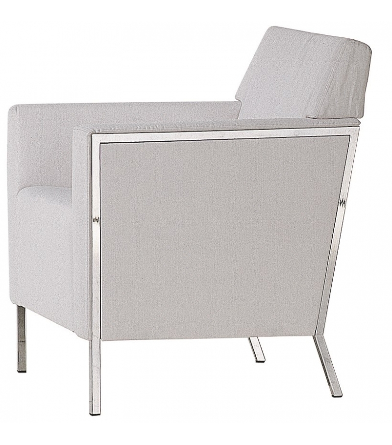 Steel Petit Fauteuil Lounge en Acier Moroso