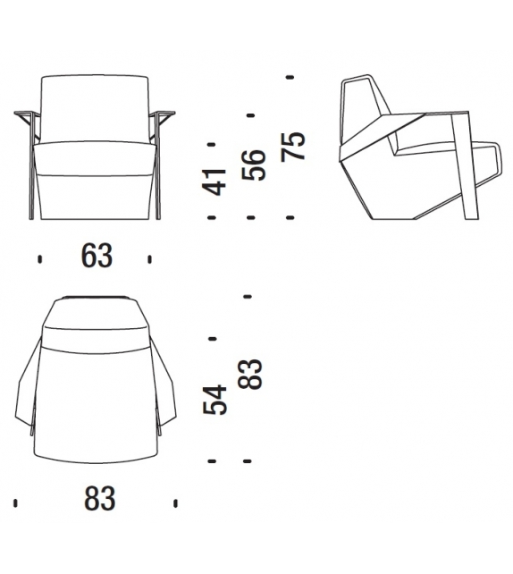 Silver Lake A Fauteuil Bas Moroso