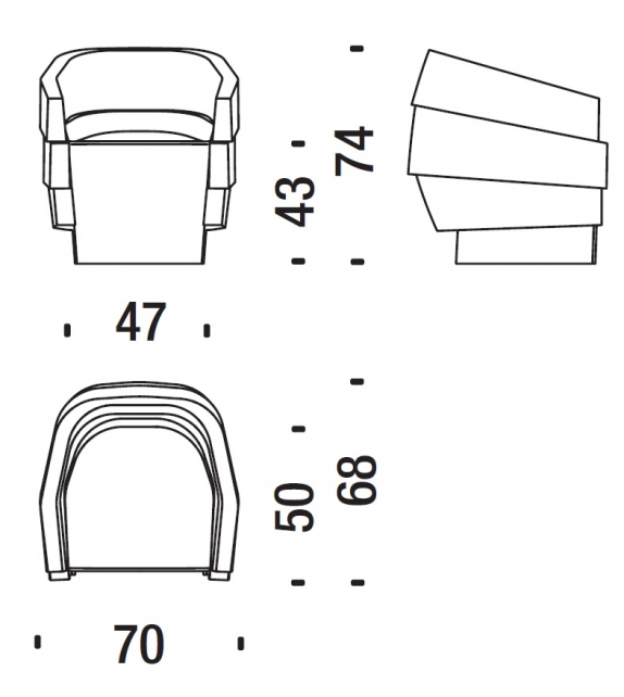 Rift Poltroncina Moroso