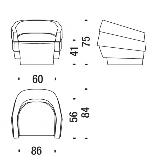 Rift Poltrona Moroso