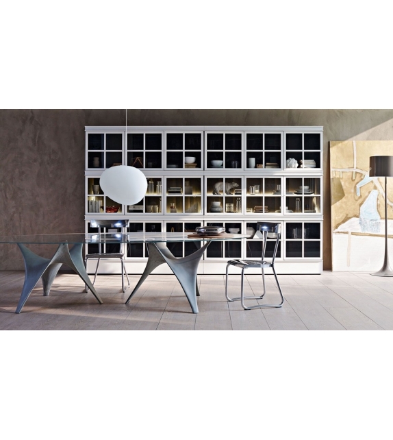 Arc Tavolo Ovale Base Doppia Molteni&C