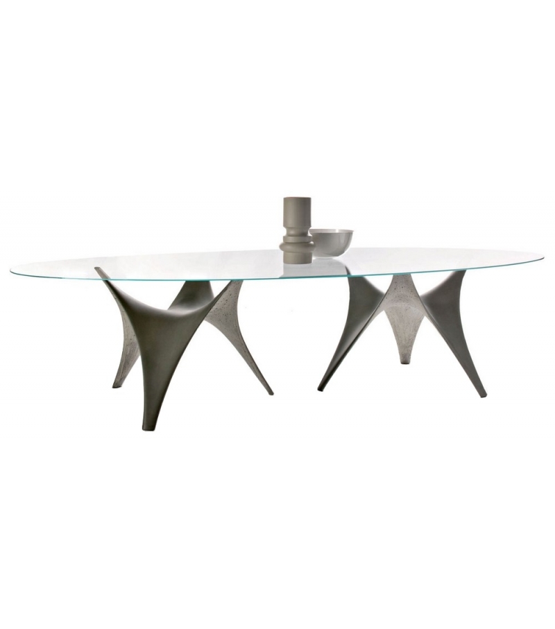 Arc Mesa Ovalada Base Doble Molteni&C