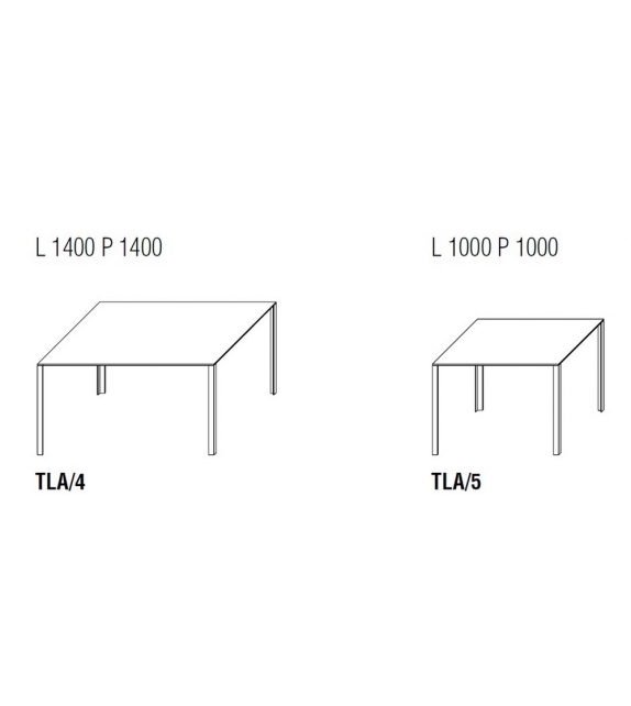 LessLess Square Table Molteni&C