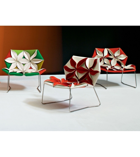 Antibodi Poltrona Multicolor con Petali Moroso