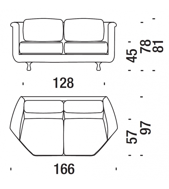Big Mama Zweiersofa Moroso