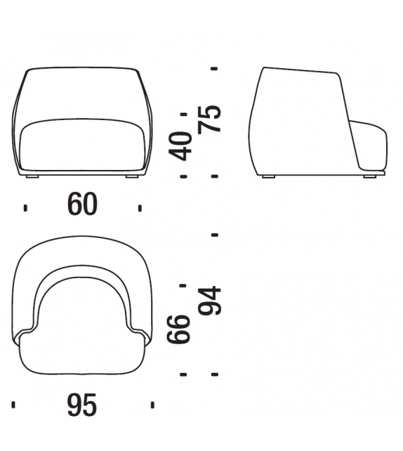Redondo Poltrona Moroso