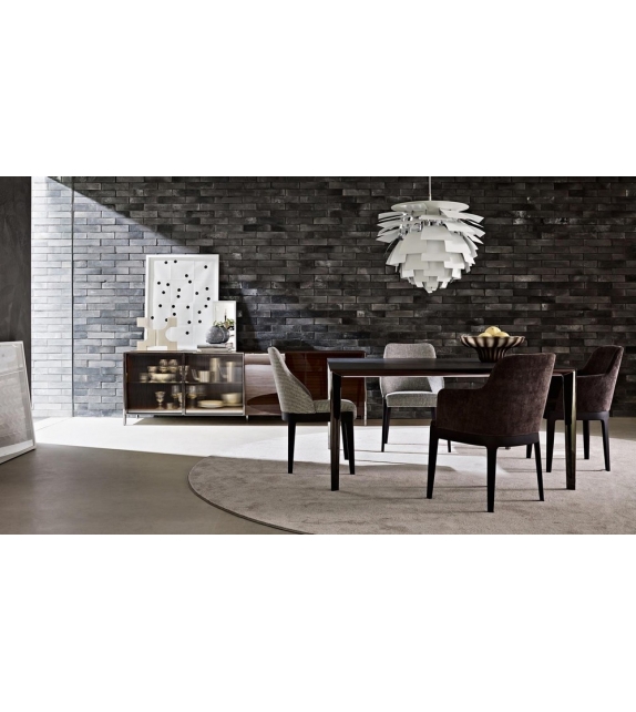 Chelsea Chaise avec Accoudoirs Molteni&C