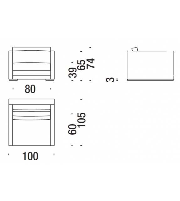 Karmakoma Fauteuil Moroso