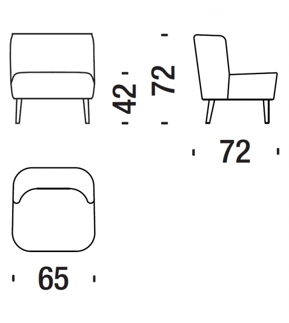 Gimme Shelter Sessel Diesel with Moroso