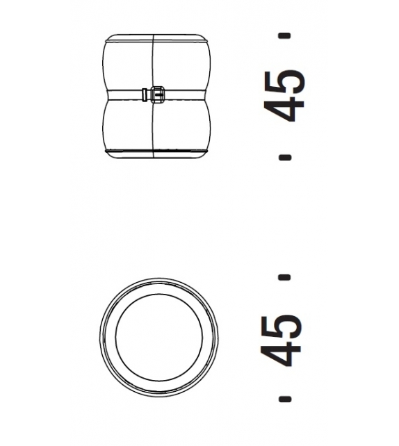 Chubby Chic Diesel with Moroso Puf