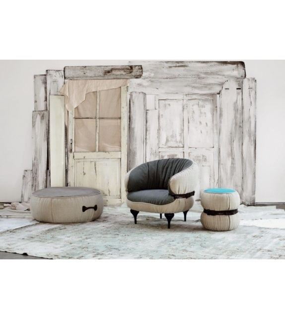 Diesel with Moroso Chubby Chic Pouf