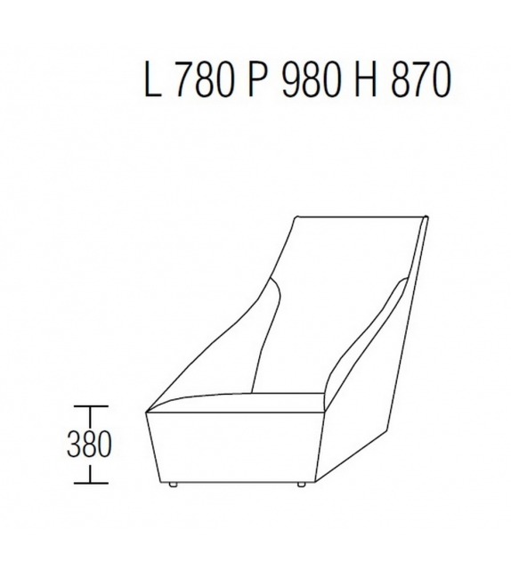 Doda Poltrona Molteni&C