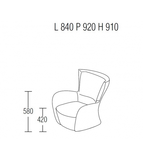 Mandrague Fauteuil Molteni&C