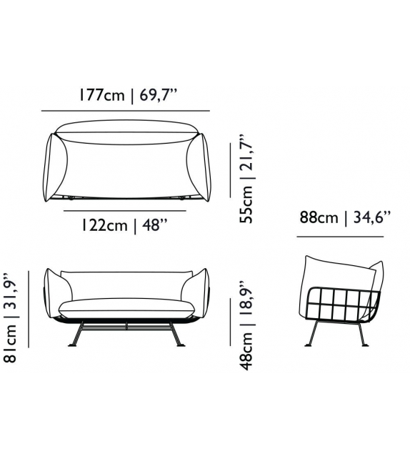 Nest Moooi Sofa