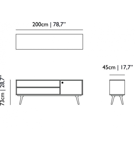 Zio Buffet Aparador Moooi