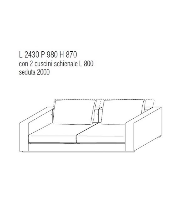 Reversi '14 Molteni&C Sofa