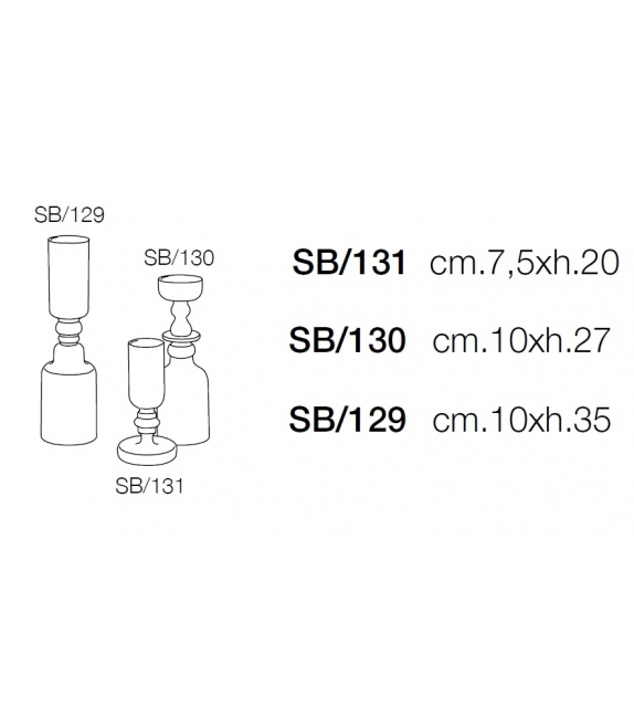 Issima 3 Vase / Bougeoir Bosa