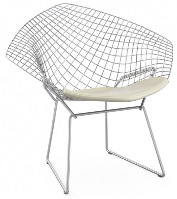 Bertoia Diamond Chair With Cushion Knoll