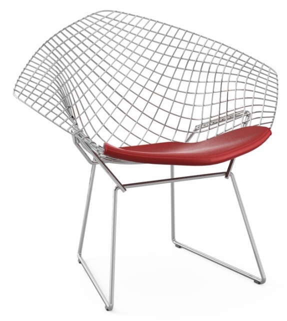 Bertoia Diamond Chair Fauteuil Avec Coussin Knoll