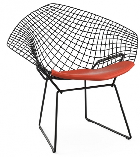 Bertoia Diamond Chair Fauteuil Avec Coussin Knoll