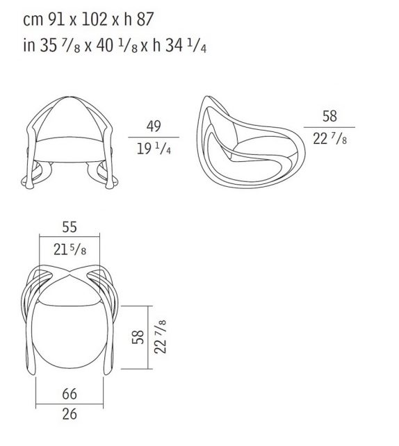 Move Giorgetti Poltrona a Dondolo