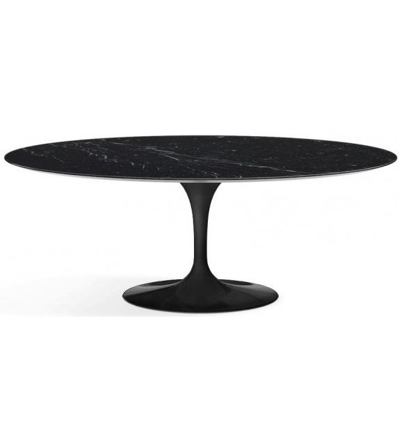 Saarinen Table Basse Oval De Marbre Knoll