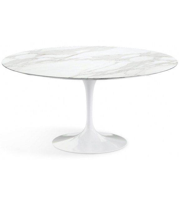 Saarinen Runder Tisch aus Marmor Knoll