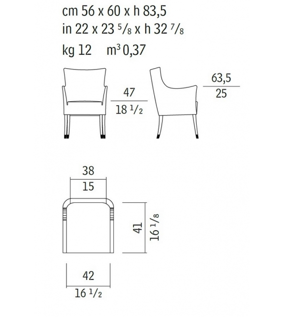 Giorgina Sillón Mini Giorgetti