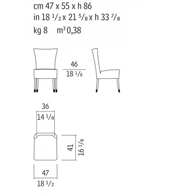 Giorgina Chair Mini Giorgetti