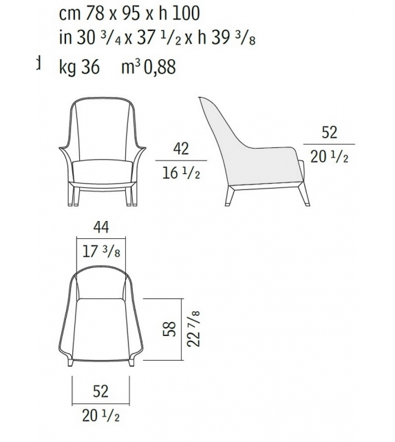 Normal Bergère Bicolor Giorgetti
