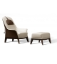 Normal Bicolor Wing Chair Giorgetti