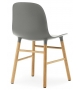 Form Normann Copenhagen Sedia con Gambe In Legno
