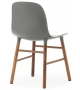 Form Normann Copenhagen Sedia con Gambe In Legno