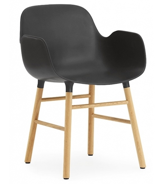 Form Normann Copenhagen Silla con Patas de Madera