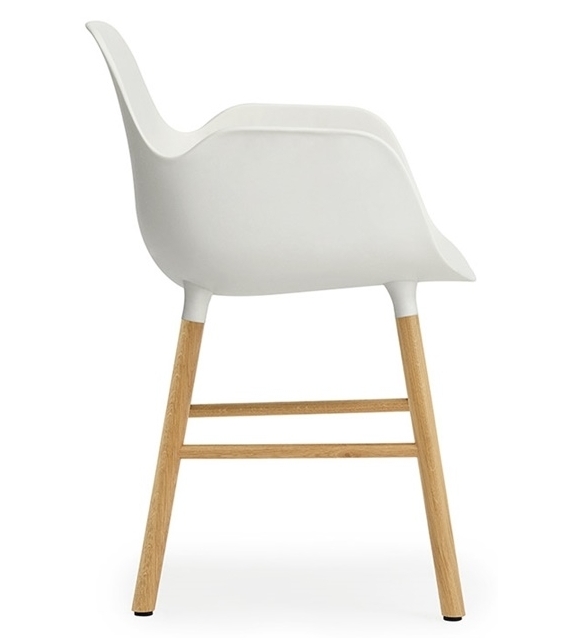 Form Normann Copenhagen Silla con Patas de Madera