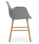 Form Normann Copenhagen Sessel mit Holzbeine